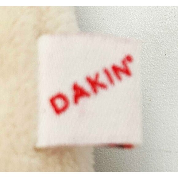 Dakin Baby Giraffe Cream Pale Green Plush Bean Bag 9" Stuffed Sewn Eyes Soft Toy - Picture 5 of 5